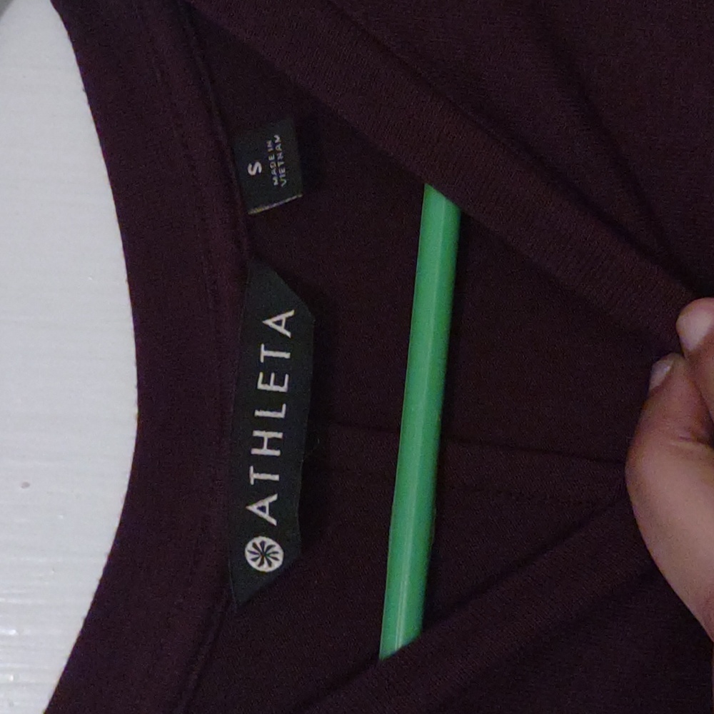 Athleta | Muscle Tee (Maroon) - Picture 2 of 3